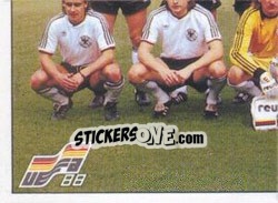 Figurina Team3 - UEFA Euro West Germany 1988 - Panini