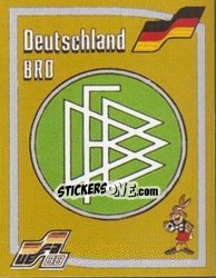 Cromo Emblem - UEFA Euro West Germany 1988 - Panini