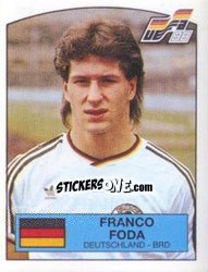 Cromo Franco Foda - UEFA Euro West Germany 1988 - Panini