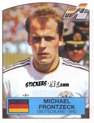 Figurina MICHAEL FRONTZECK - UEFA Euro West Germany 1988 - Panini