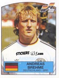 Sticker Andreas Brehme - UEFA Euro West Germany 1988 n. 61 - Panini