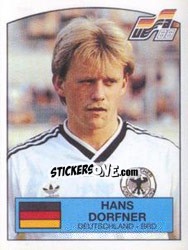 Cromo HANS DORFNER - UEFA Euro West Germany 1988 - Panini