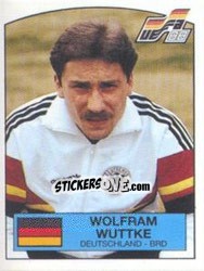 Figurina WOLFRAM WUTTKE - UEFA Euro West Germany 1988 - Panini