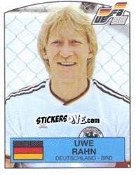 Sticker UWE RAHN - UEFA Euro West Germany 1988 - Panini