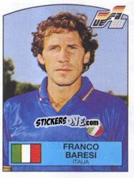 Cromo Franco Baresi - UEFA Euro West Germany 1988 - Panini