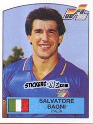 Cromo Salvatore Bagni - UEFA Euro West Germany 1988 - Panini