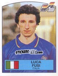 Figurina Luca Fusi - UEFA Euro West Germany 1988 - Panini