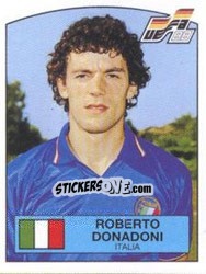 Sticker Roberto Donadoni - UEFA Euro West Germany 1988 - Panini
