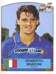 Figurina Roberto Mancini - UEFA Euro West Germany 1988 - Panini