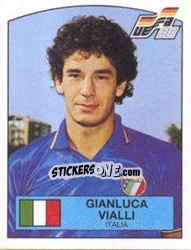 Cromo Gianluca Vialli - UEFA Euro West Germany 1988 - Panini