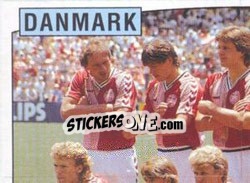 Sticker TEAM1 - UEFA Euro West Germany 1988 - Panini