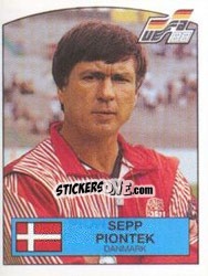 Figurina Sepp Piontek - UEFA Euro West Germany 1988 - Panini
