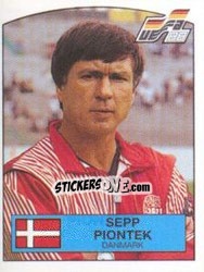 Cromo Sepp Piontek - UEFA Euro West Germany 1988 - Panini