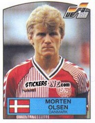 Figurina Morten Olsen - UEFA Euro West Germany 1988 - Panini