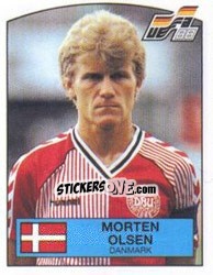 Sticker Morten Olsen - UEFA Euro West Germany 1988 n. 110 - Panini