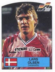 Sticker LARS OLSEN - UEFA Euro West Germany 1988 - Panini