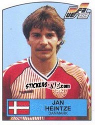 Sticker JAN HEINTZE - UEFA Euro West Germany 1988 - Panini