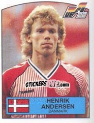 Sticker HENRIK ANDERSEN - UEFA Euro West Germany 1988 - Panini