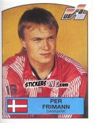 Sticker PER FRIMANN - UEFA Euro West Germany 1988 - Panini