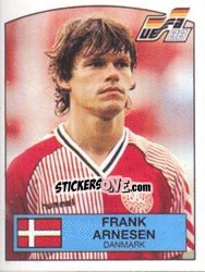 Sticker Frank Arnesen - UEFA Euro West Germany 1988 - Panini