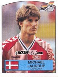 Sticker Michael Laudrup - UEFA Euro West Germany 1988 - Panini