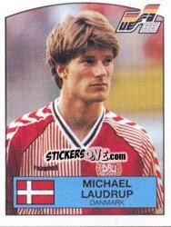 Sticker Michael Laudrup - UEFA Euro West Germany 1988 n. 123 - Panini