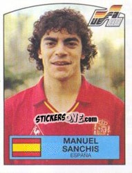 Cromo Manuel Sanchis - UEFA Euro West Germany 1988 - Panini