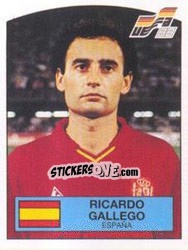 Figurina RICARDO GALLEGO - UEFA Euro West Germany 1988 - Panini