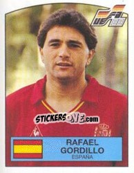 Cromo Rafael Gordillo - UEFA Euro West Germany 1988 - Panini