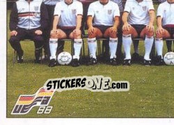 Sticker TEAM3 - UEFA Euro West Germany 1988 - Panini