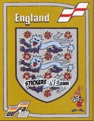 Sticker EMBLEM - UEFA Euro West Germany 1988 n. 158 - Panini