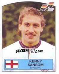 Sticker KENNY SANSOM - UEFA Euro West Germany 1988 - Panini