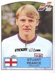 Sticker STUART PEARCE - UEFA Euro West Germany 1988 - Panini