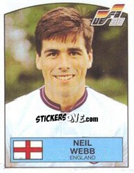 Sticker NEIL WEBB - UEFA Euro West Germany 1988 - Panini