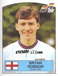 Sticker Bryan Robson - UEFA Euro West Germany 1988 n. 174 - Panini