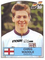 Sticker Chris Waddle - UEFA Euro West Germany 1988 - Panini