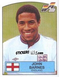 Figurina John Barnes - UEFA Euro West Germany 1988 - Panini