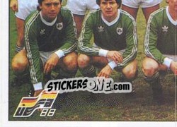 Sticker TEAM3 - UEFA Euro West Germany 1988 - Panini