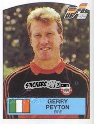 Cromo GERRY PEYTON - UEFA Euro West Germany 1988 - Panini