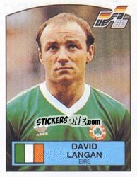 Sticker DAVID LANCAN - UEFA Euro West Germany 1988 - Panini