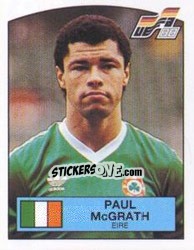 Sticker PAUL MCGRATH - UEFA Euro West Germany 1988 - Panini