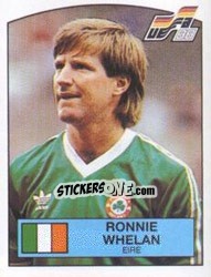 Sticker RONNIE WHELAN - UEFA Euro West Germany 1988 - Panini
