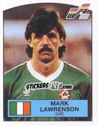 Sticker MARK LAWRENSON - UEFA Euro West Germany 1988 - Panini