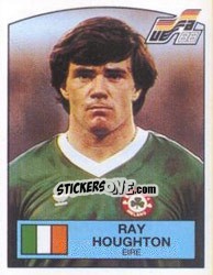 Sticker RAY HOUGHTON - UEFA Euro West Germany 1988 - Panini