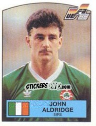 Cromo JOHN ALDRIDGE - UEFA Euro West Germany 1988 - Panini