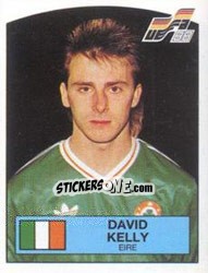 Sticker DAVID KELLY - UEFA Euro West Germany 1988 - Panini