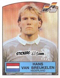 Figurina Hans Van Breukelen - UEFA Euro West Germany 1988 - Panini