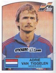 Cromo Adrie Van Tiggelen - UEFA Euro West Germany 1988 - Panini