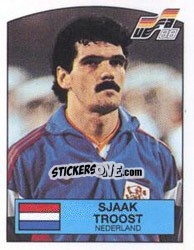 Sticker Sjaak Troost - UEFA Euro West Germany 1988 - Panini