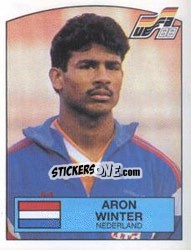 Sticker Aron Winter - UEFA Euro West Germany 1988 - Panini